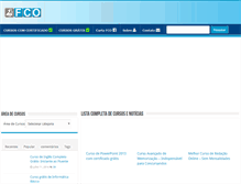 Tablet Screenshot of fazercursosonline.com